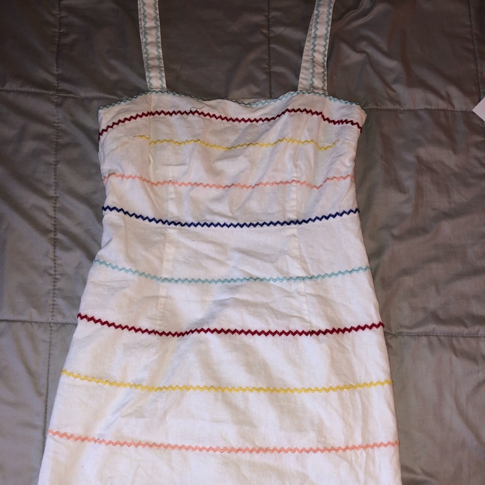 White Striped Dress💕